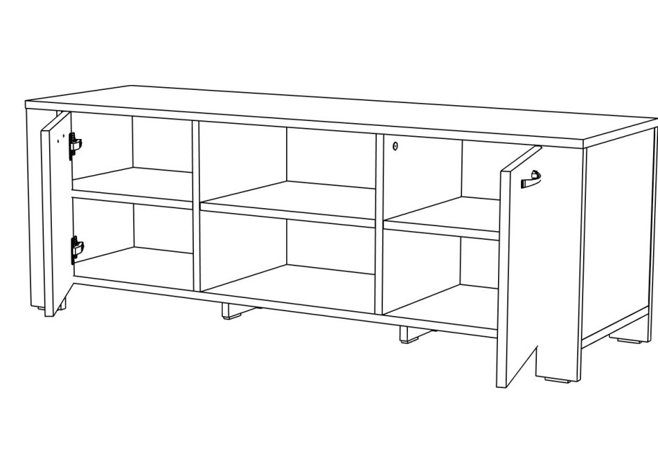 ВЕГА №13 Тумба ТВ 2Д ВЕГА №13 Тумба ТВ 2Д