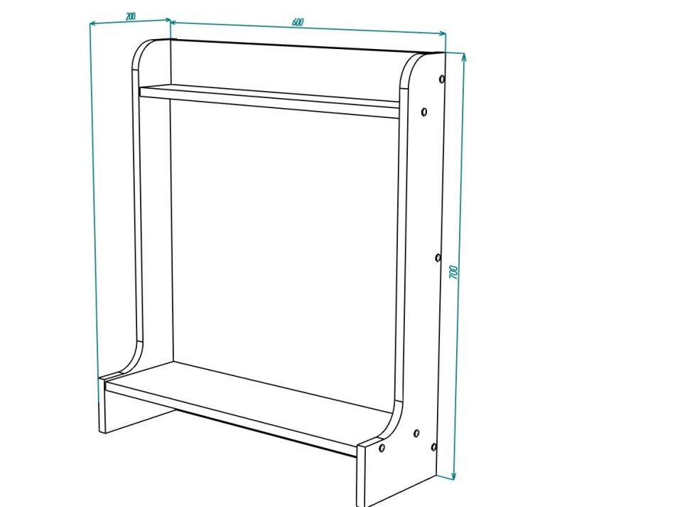 Ливерпуль № 24 Полка с зеркалом , Собран
