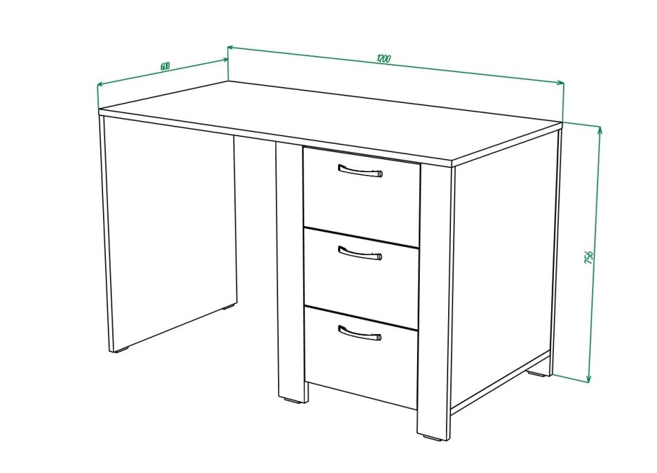 ВЕГА №15 Стол письменный ВЕГА №15 Стол письменный