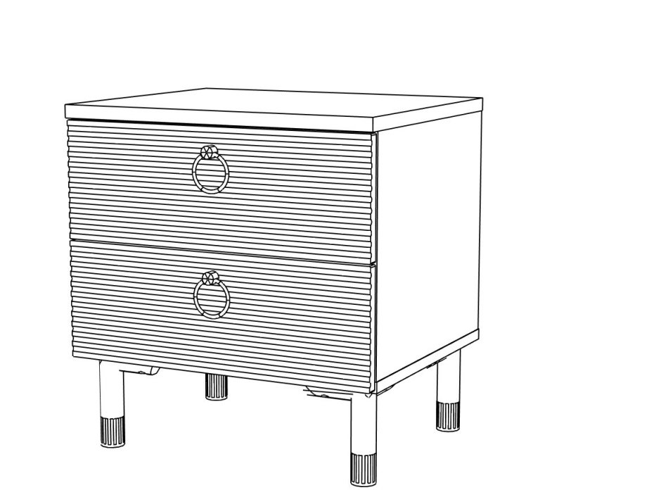 Вельвет № 9 Тумба прикроватная Вельвет № 9 Тумба прикроватная