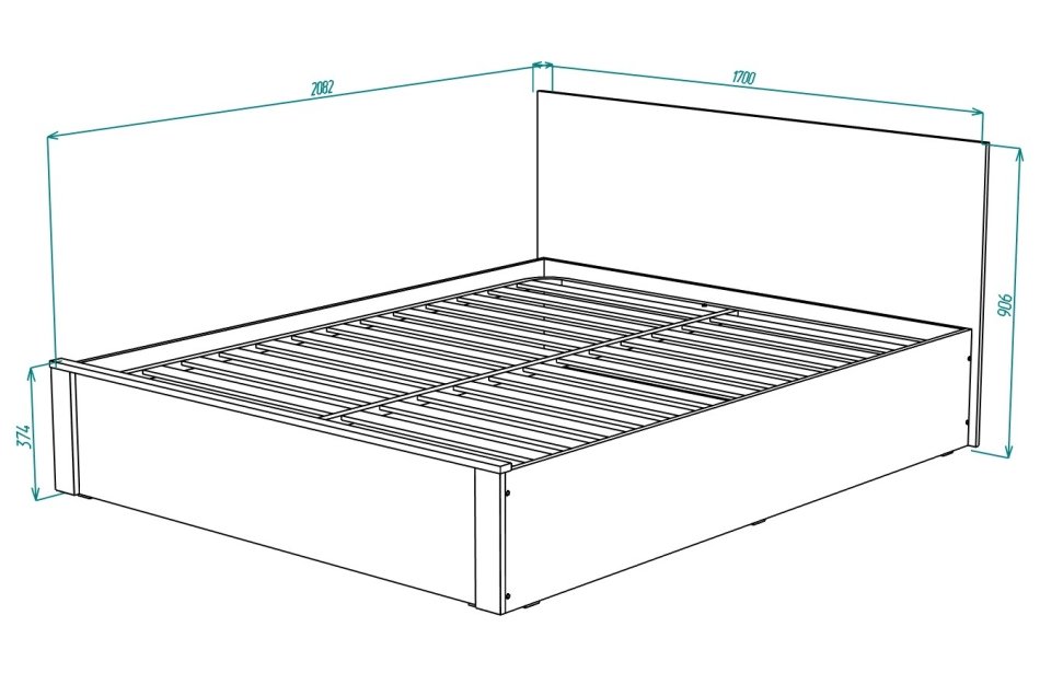 Гамма № 1 Кровать 1600