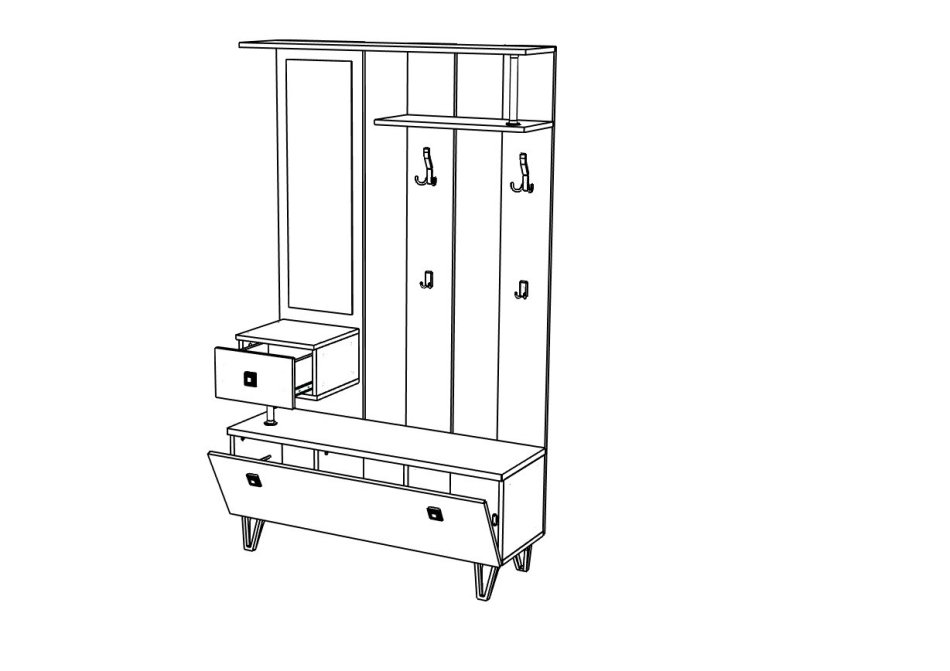МИРА №10 прихожая МИРА №10 прихожая