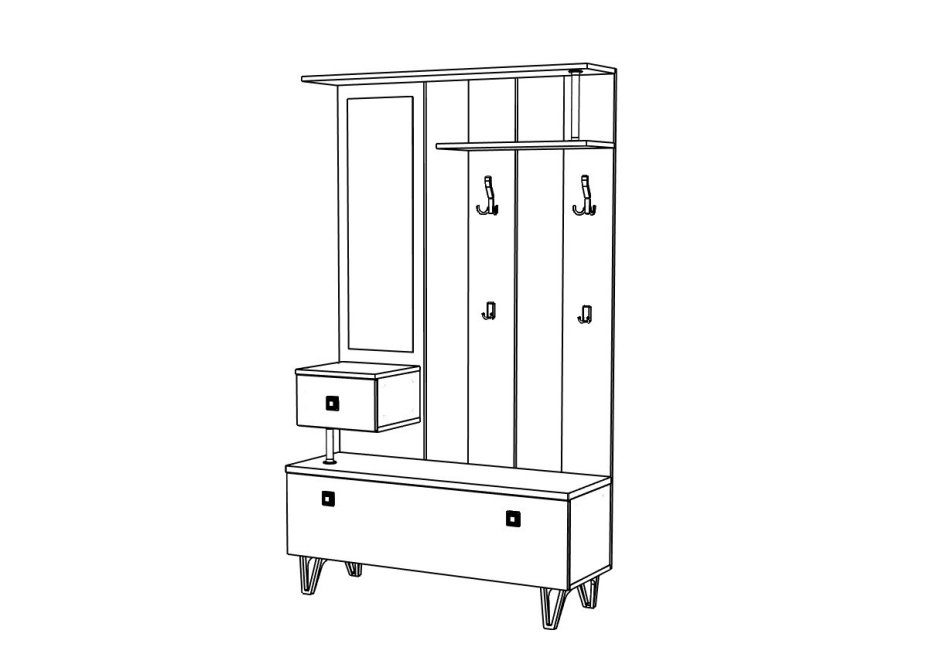 МИРА №10 прихожая МИРА №10 прихожая