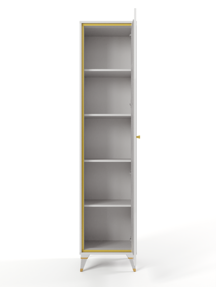 ВАЛЕНСИЯ №10 Пенал витрина глянец