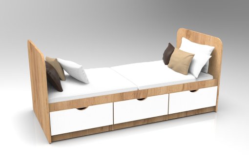 ЮНИОР  2 Кровать (80 х 180)