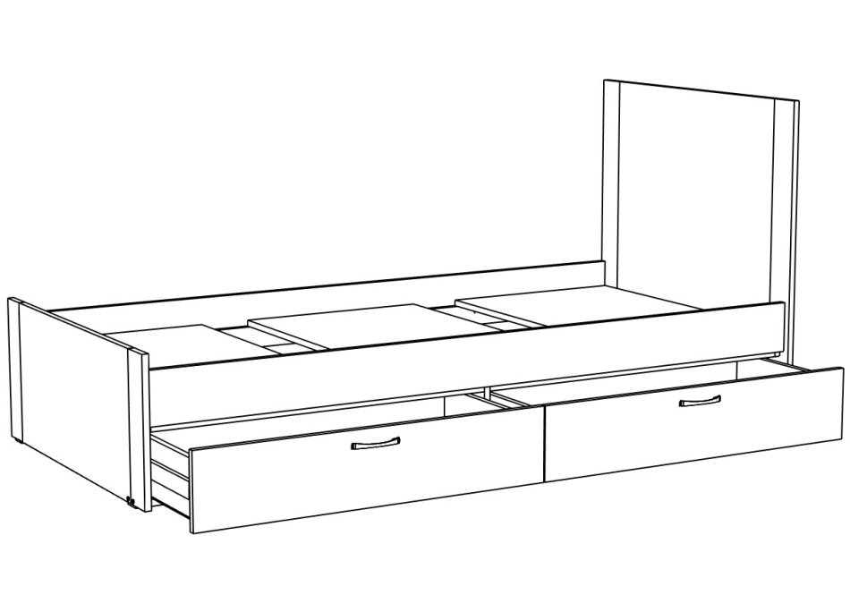ВЕГА №16 Кровать (90*200) ВЕГА №16 Кровать (90*200)