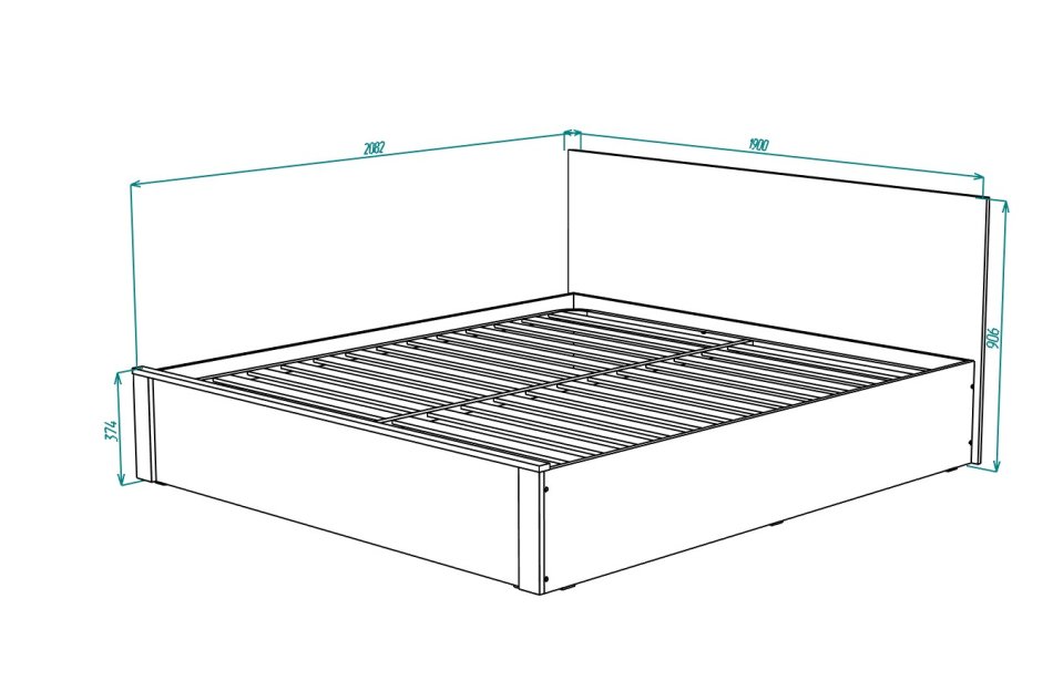 Гамма № 1 Кровать 1800