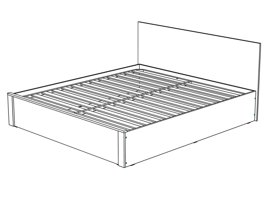 Гамма № 1 Кровать 1800