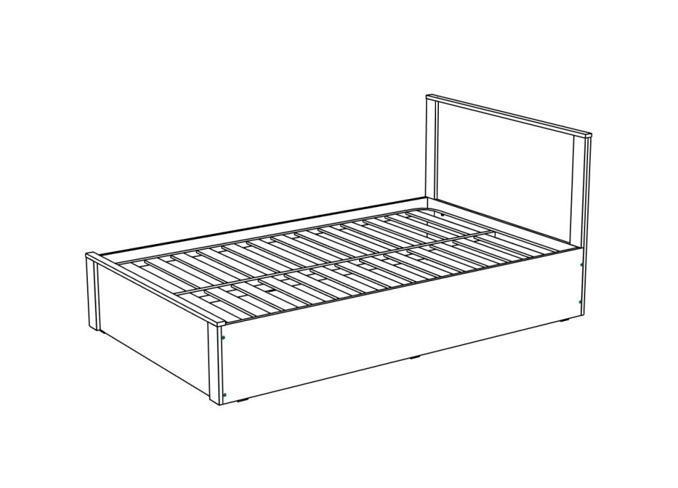 Гамма № 2 Кровать 1200