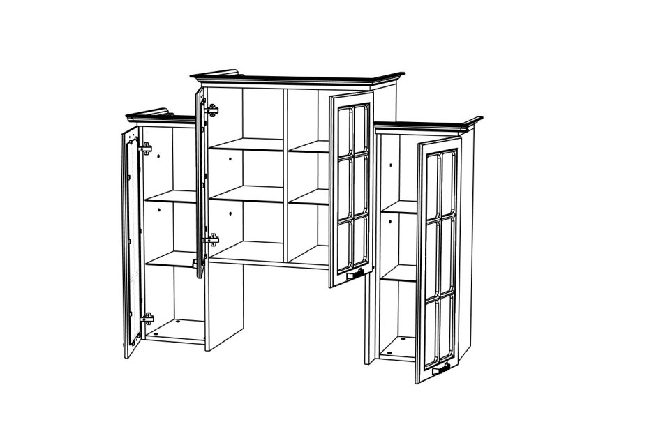 ЛИВЕРПУЛЬ Буфет 2 шкаф