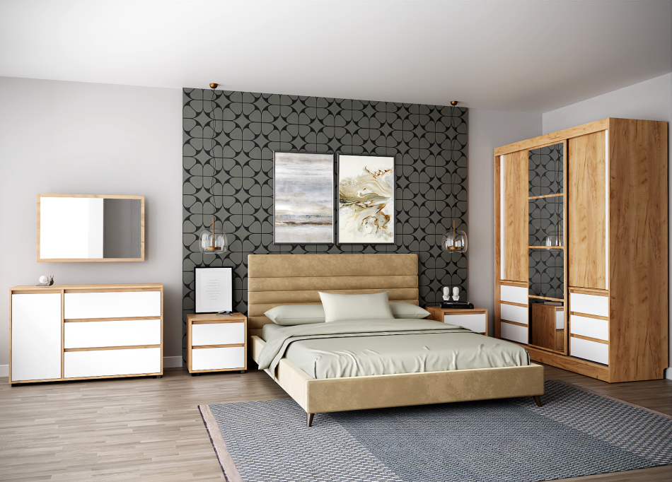 Кровать "ШАРМ" 2 (1,60х2,0м) K-2