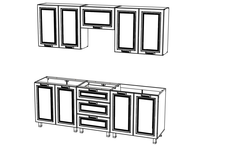 НАБОР № 1 Ева 2,20м НАБОР № 1 Ева 2,20м