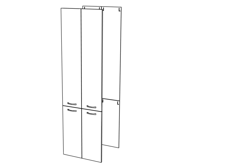 ФАСАДЫ АГТ  Пенал 600*2140 (фасад большой)