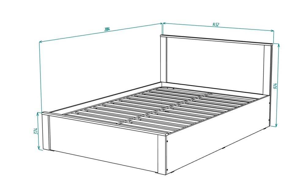 Гамма № 2 Кровать 1400