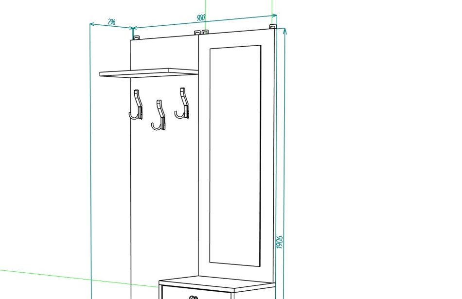 Прихожая МЛ - 3 Прихожая МЛ - 3