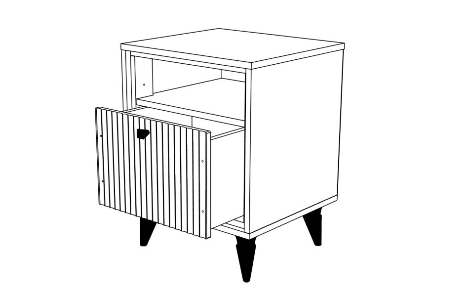 Оскар №11 Тумба прикроватная Оскар №11 Тумба прикроватная