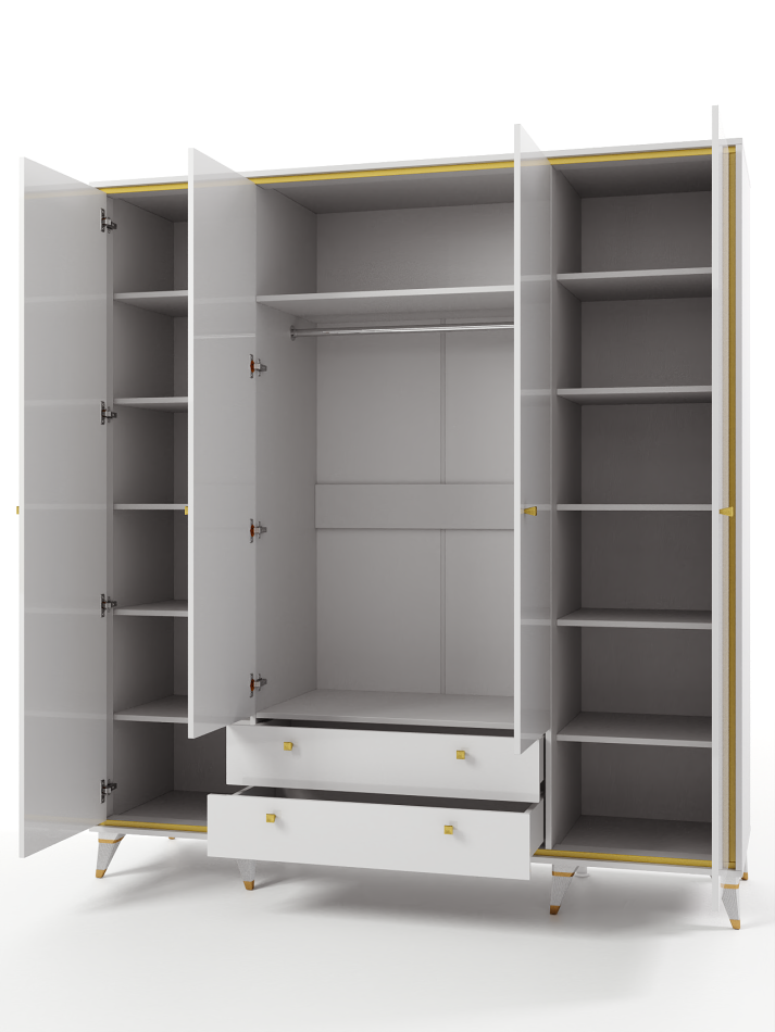 ВАЛЕНСИЯ № 6 Шкаф  глянец