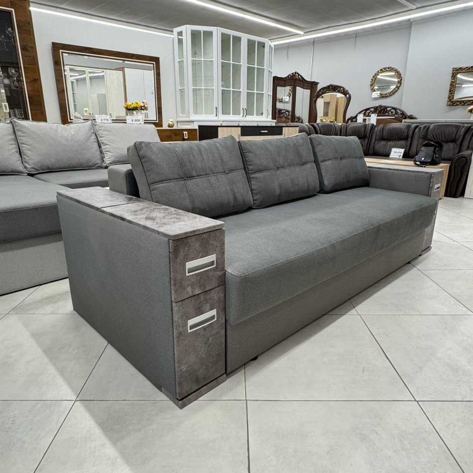 Кровать ЕВРОСОФА 7/3 (бок фасад с МДФ) К-1 Кровать ЕВРОСОФА 7/3 (бок фасад с МДФ) К-1