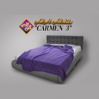 Кровать "КАРМЕН" 3 - 1,6x2,0 К-1 дно ДВП (временно снято)