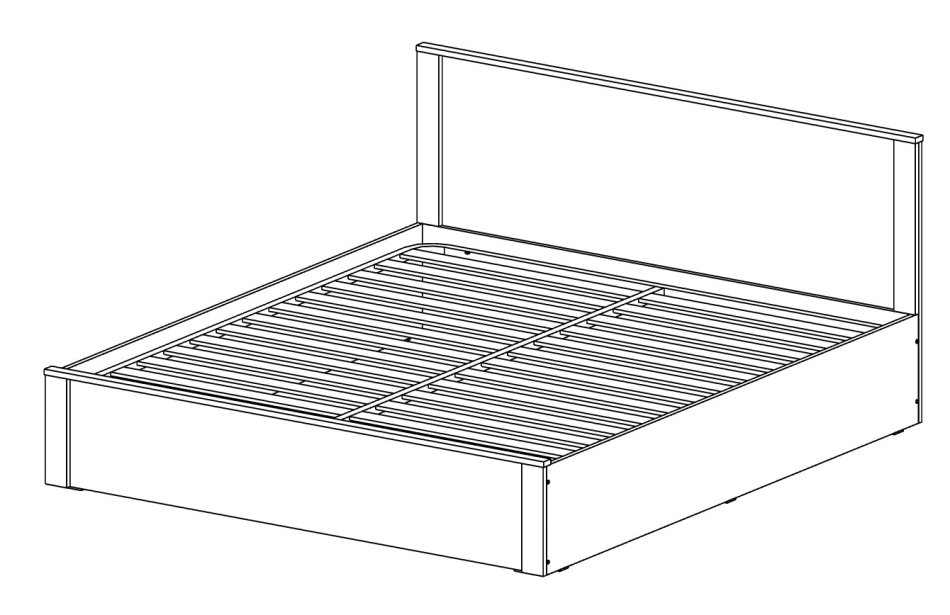 Гамма № 2 Кровать 1800