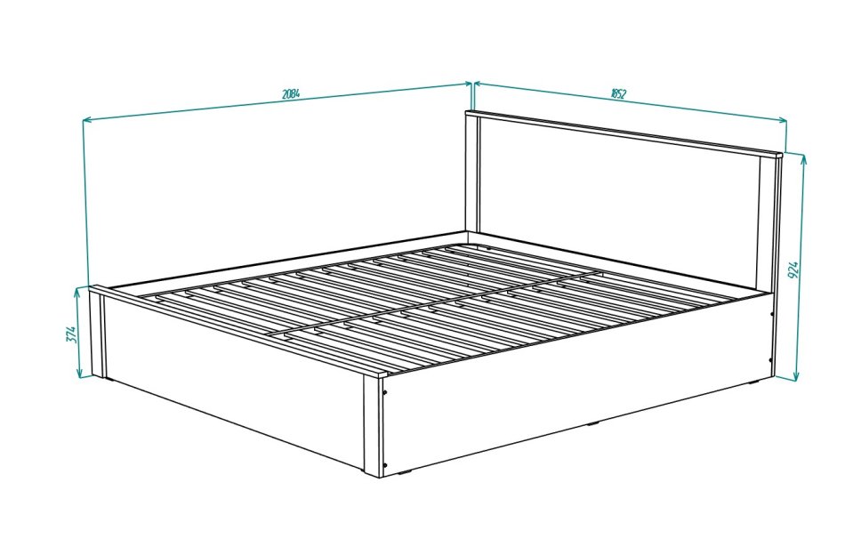 Гамма № 2 Кровать 1800