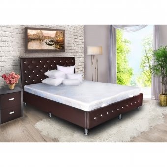 Кровать "ЛАУРА" 1 - 1,20x2,0 К-1 дно ДВП(снято)