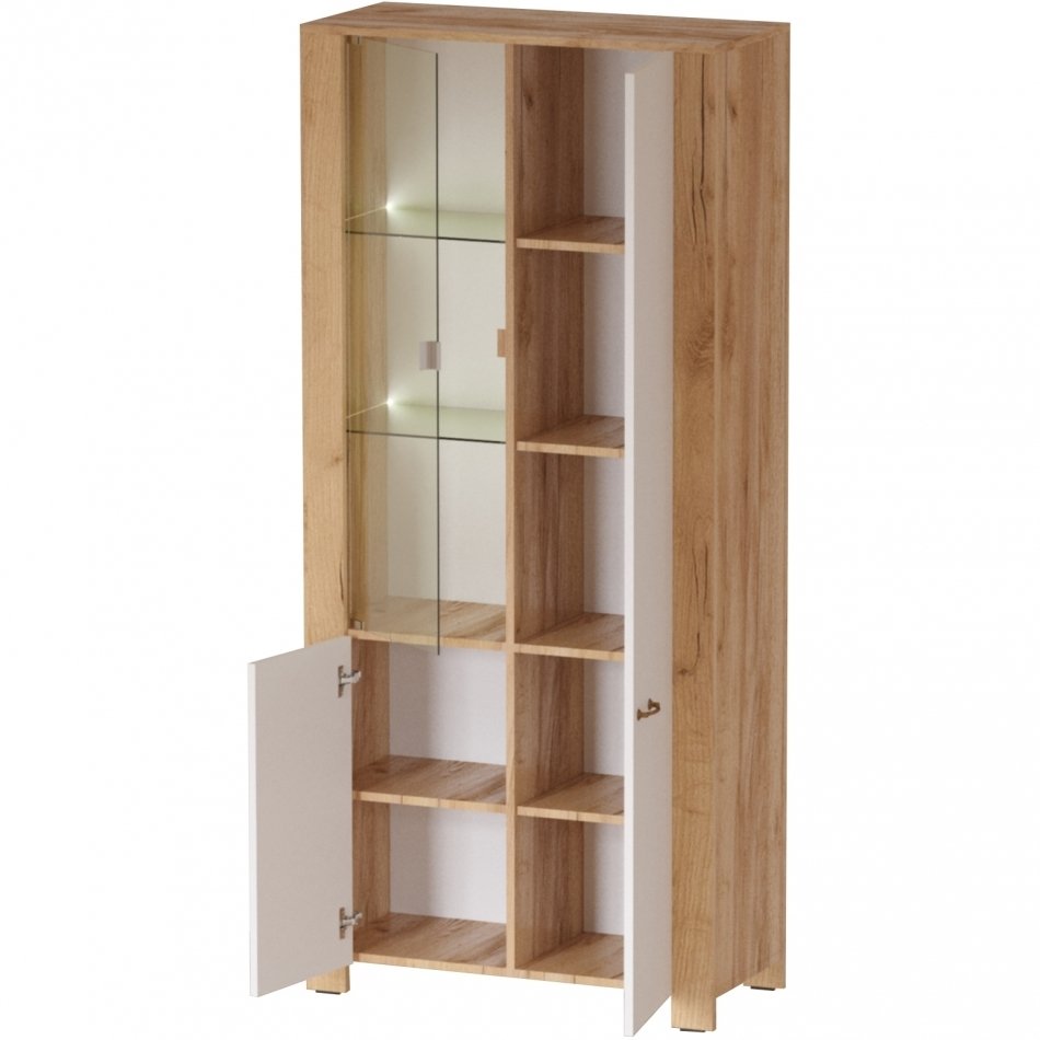 ВЕГА № 6 Шкаф 2Д Витрина