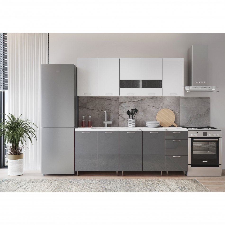 Кухня АГТ 2,0 м (720) (без столешницы) Кухня АГТ 2,0 м (720) (без столешницы)