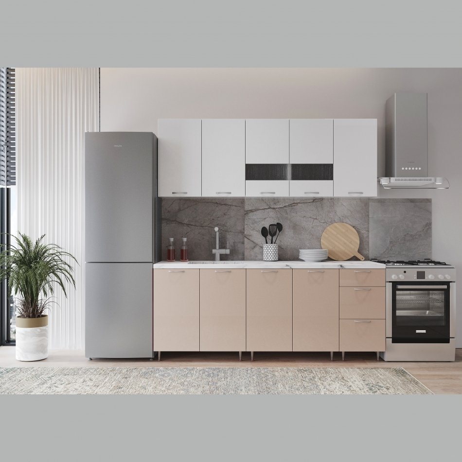 Кухня АГТ 2,0 м (720) (без столешницы) Кухня АГТ 2,0 м (720) (без столешницы)