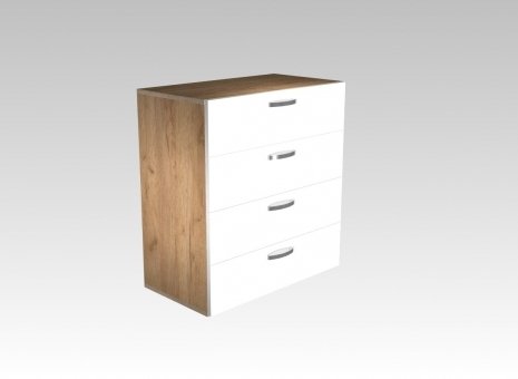 Комод 4 ящ МЛ-1 (модульная система №1 комод), Собран