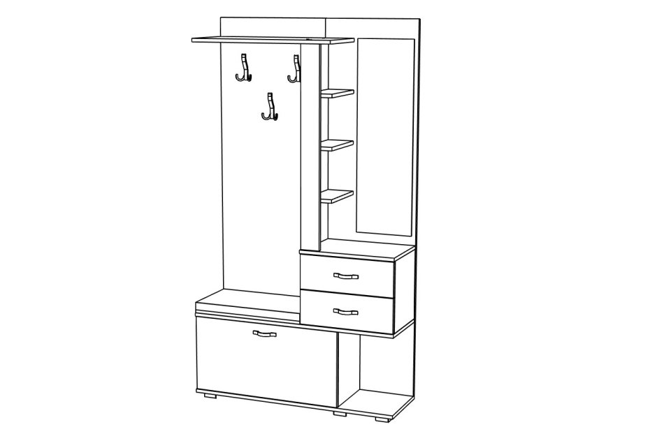 Прихожая МЛ -11 Прихожая МЛ -11