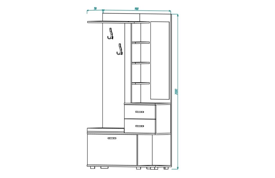 Прихожая МЛ -11 Прихожая МЛ -11