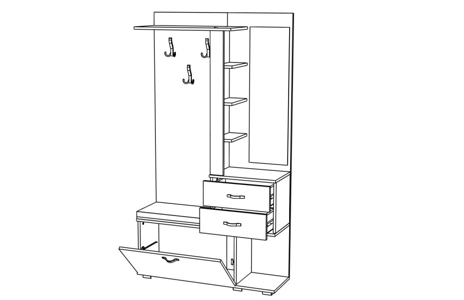 Прихожая МЛ -11 Прихожая МЛ -11