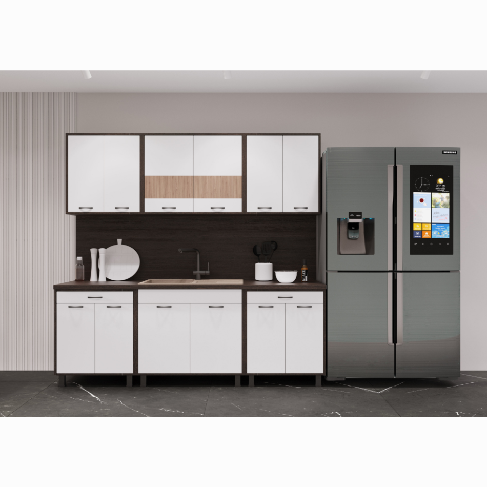 Кухня Омега - 5 (2,00м)(без столешницы) Кухня Омега - 5 (2,00м)(без столешницы)