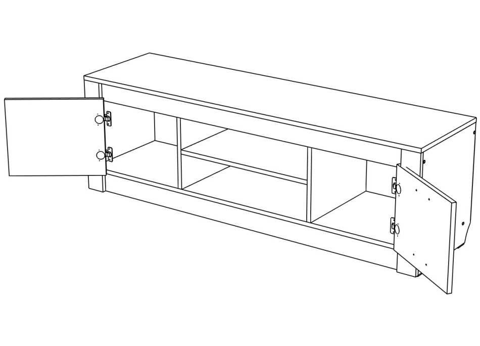 Гамма №19 Тумба ТВ 1600 МЛ Гамма №19 Тумба ТВ 1600 МЛ