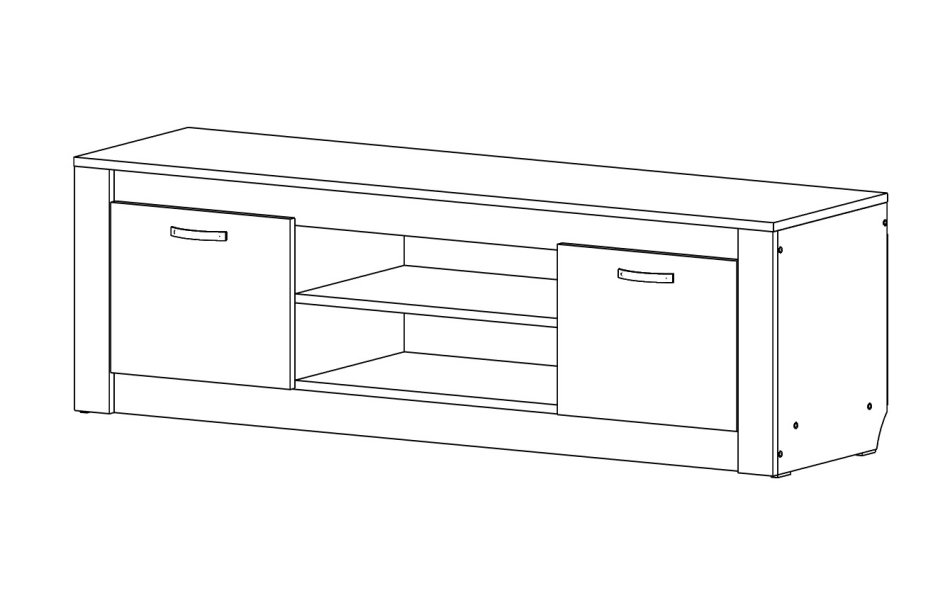 Гамма №19 Тумба ТВ 1600 МЛ Гамма №19 Тумба ТВ 1600 МЛ
