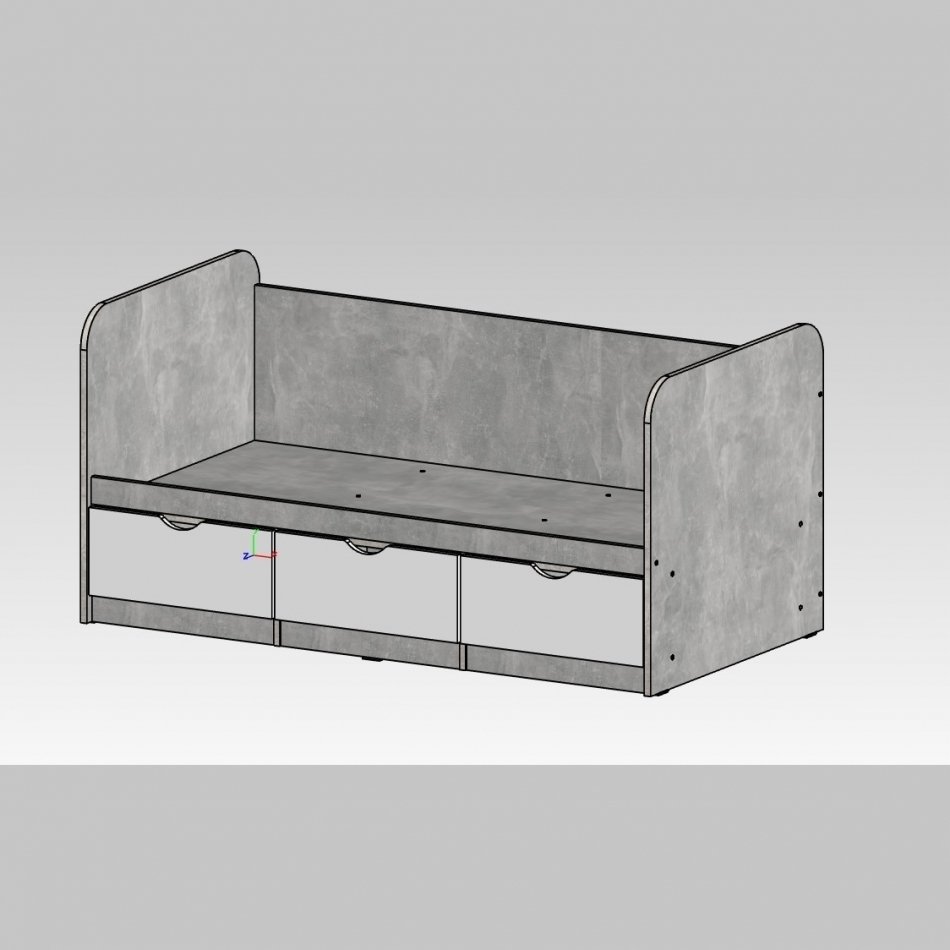 ЮНИОР 1 Кровать без бортика(80 х 160) ЮНИОР 1 Кровать без бортика(80 х 160)