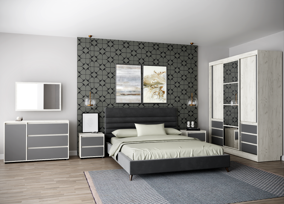 Кровать "ШАРМ" 2 (1,40х2,0м) K-3без дна 