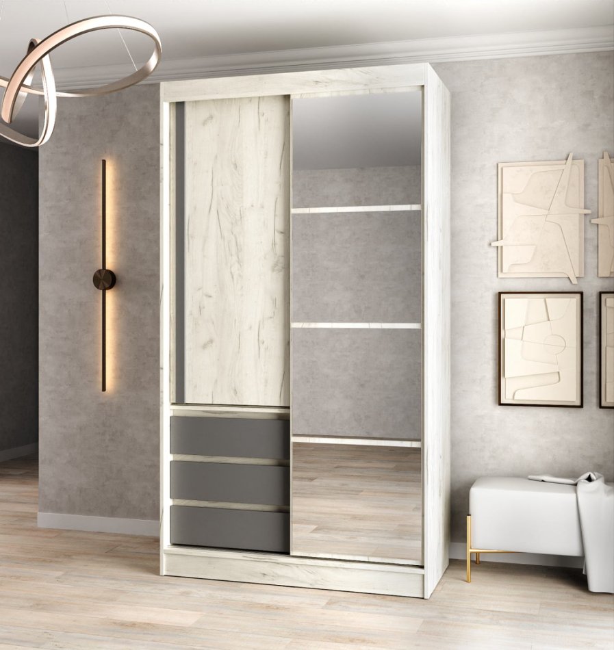 NEW Шкаф купе НАЙС 2Д (120)