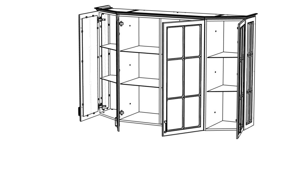 МИРА Буфет 6 шкаф МИРА Буфет 6 шкаф