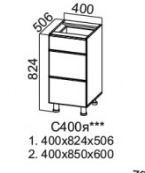 КОРПУС Стол 40  3я Hafele