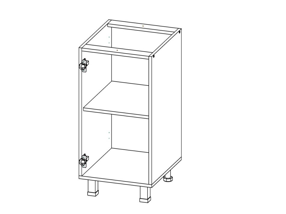 КОРПУС Стол 400 , Собран