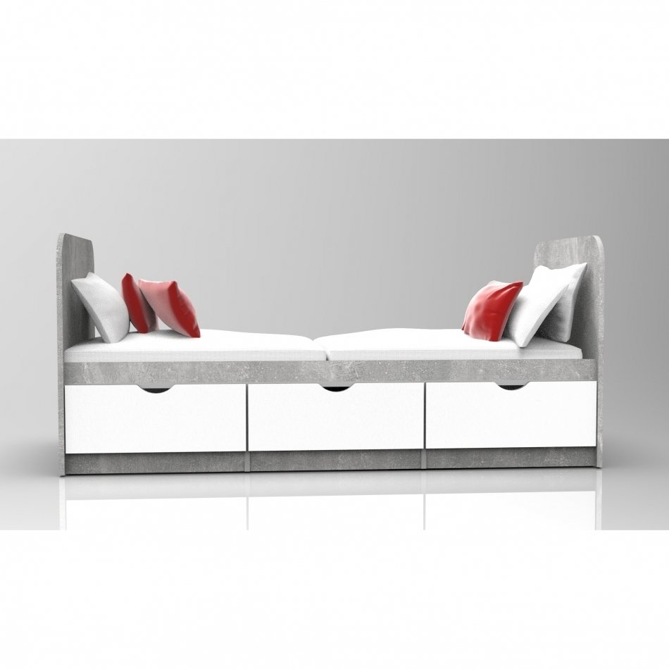 ЮНИОР 2 Кровать (80 х 200) ЮНИОР 2 Кровать (80 х 200)