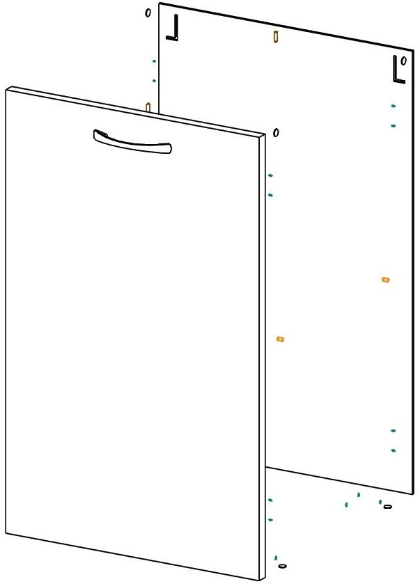 Вельвет С 450, Ш 450(720 фасад) Вельвет С 450, Ш 450(720 фасад)