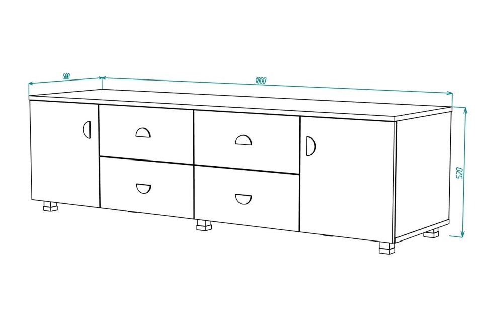 Рио №14 Тумба 1800