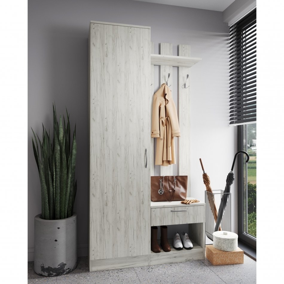 Прихожая МЛ - 8 левая (без зеркала)