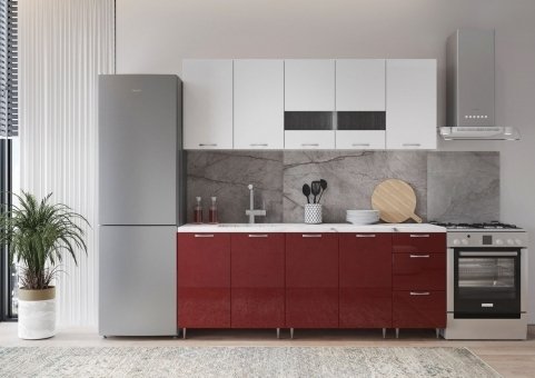 Кухня  АГТ 2,0 м (720) (без столешницы), Собран