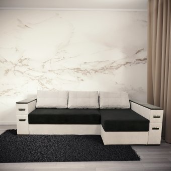 Мягкий угол ЕВРОкомпакт 7/2 правый К-2 ТФК