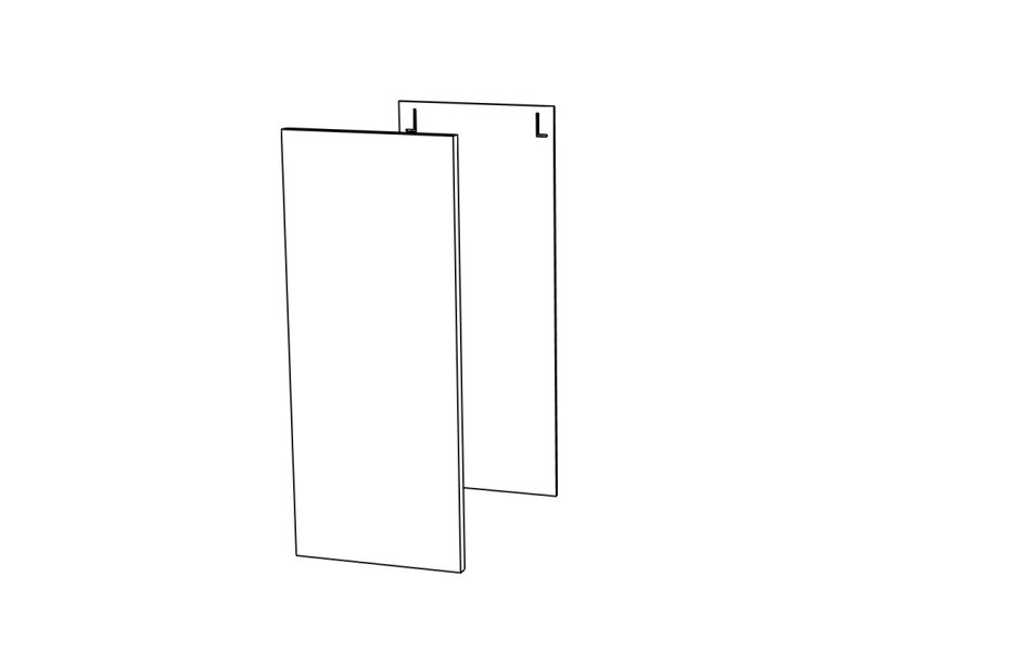 Азур С 300, Ш 300  (720 фасад) левый
