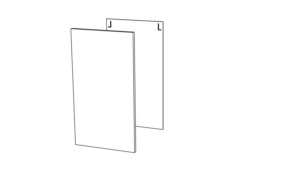 Азур С 400, Ш 400 (720 фасад) правый